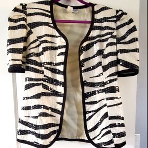 COPY - Zebra print blazer